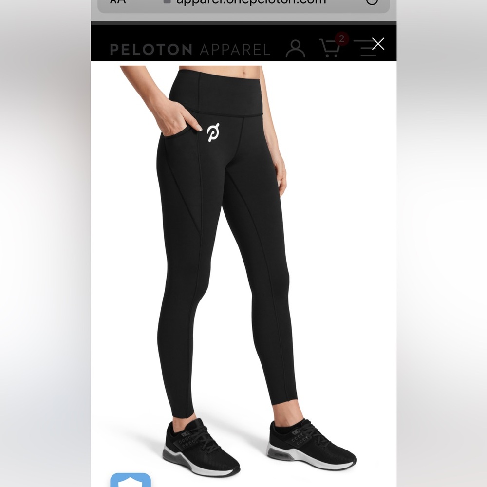 Peloton High Rise 25" Tulip Hem Pocket xl Legging new with tags